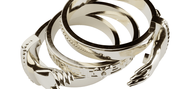 Anillo Gimmel Fede 3D de Caravaca de la Cruz sobre un fondo transparente.