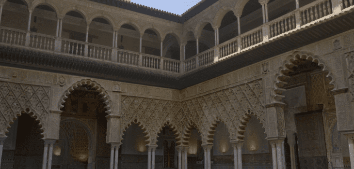 Integración Virtual en 3D del Patio de las Doncellas Cuadrado